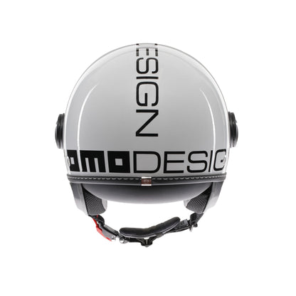 Casco moto jet FGTR EVO Mono E2206 Bianco quarzo lucido / nero