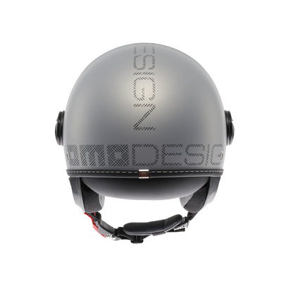Casco moto jet FGTR EVO HIP E2206 Grigio opaco / texture grigia ceruleo
