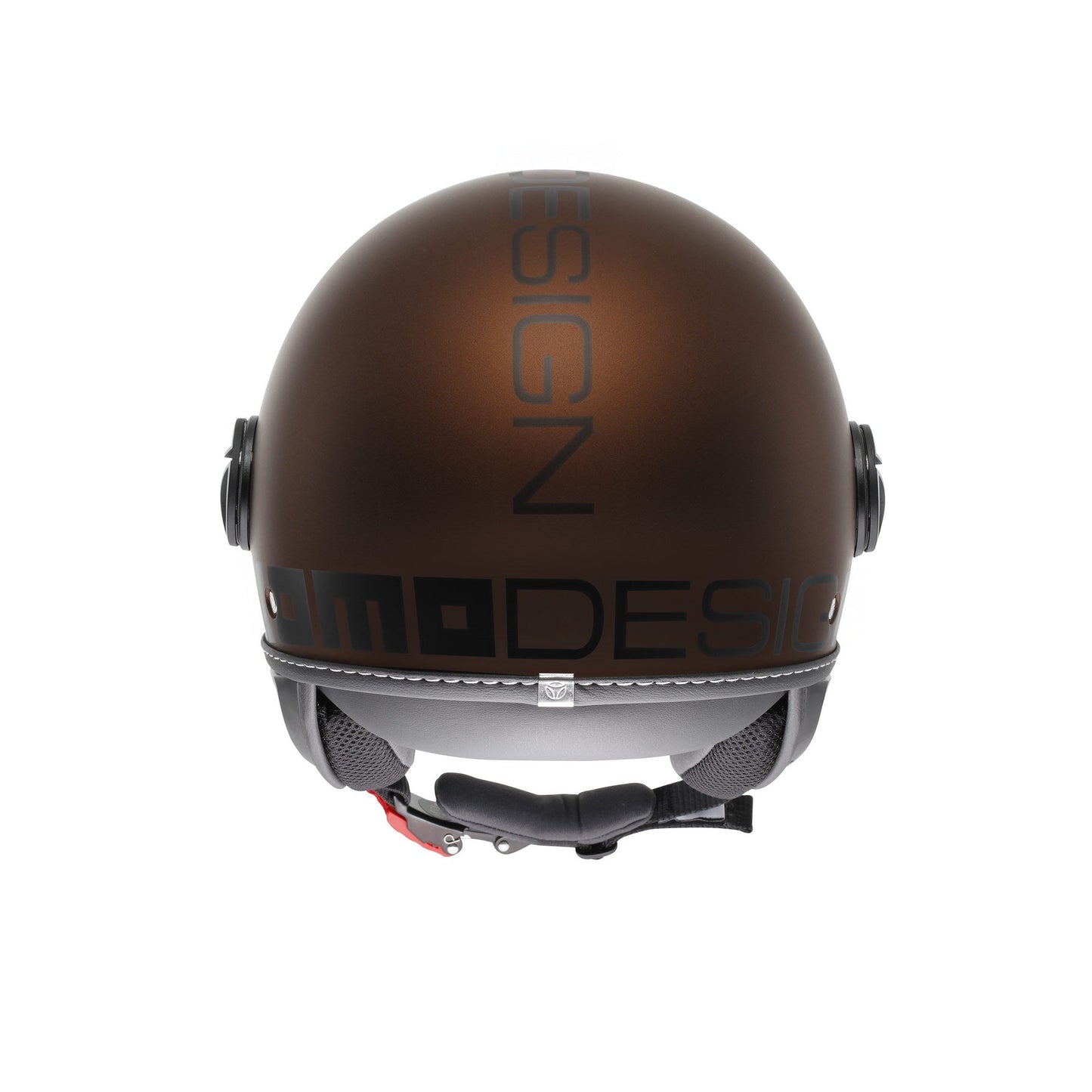 Casco moto jet FGTR EVO Mono E2206 espresso opaco / nero