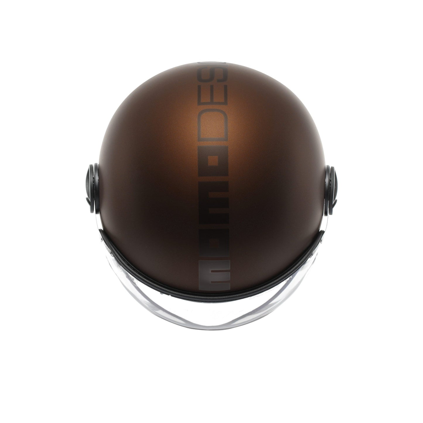 Casco moto jet FGTR EVO Mono E2206 espresso opaco / nero