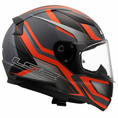 LS2 FF353 RAPID II FLITZ MATT ORANGE GREY