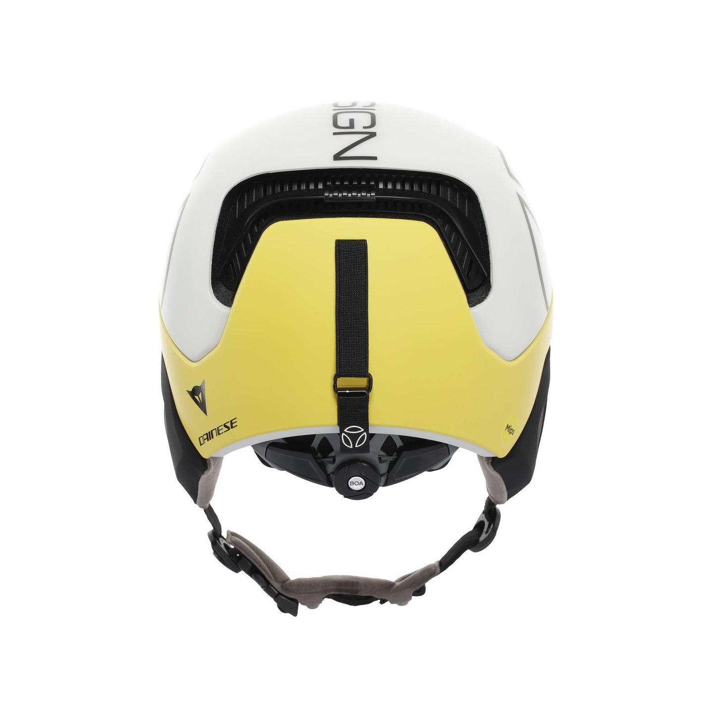 Momodesign casco sci mips bianco opaco /giallo