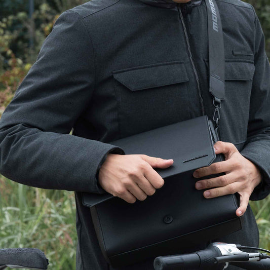 Momodesign Borsa messenger work saffiano nera