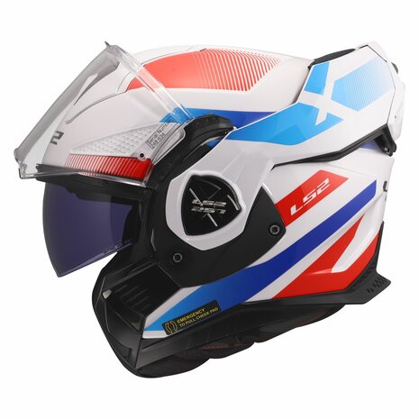 LS2 FF901 ADVANT X NOVA WHITE BLUE RED