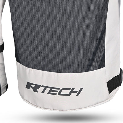 R-TECH SPIRAL MESH GIACCA DE ESTATE UOMO GHIACCIO GRIGIO OSCURO NERO ROSSO