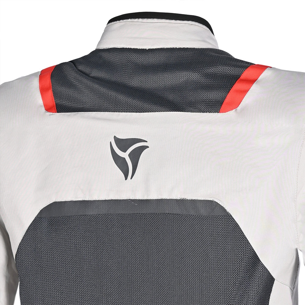 R-TECH SPIRAL MESH GIACCA DE ESTATE UOMO GHIACCIO GRIGIO OSCURO NERO ROSSO