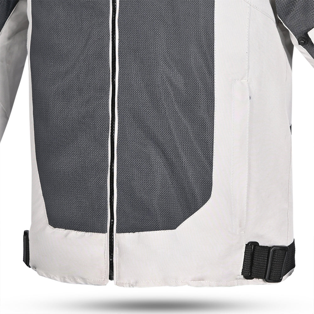 R-TECH SPIRAL MESH GIACCA DE ESTATE UOMO GHIACCIO GRIGIO OSCURO NERO ROSSO