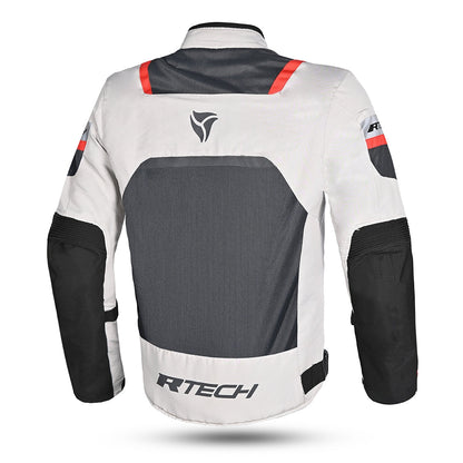 R-TECH SPIRAL MESH GIACCA DE ESTATE UOMO GHIACCIO GRIGIO OSCURO NERO ROSSO