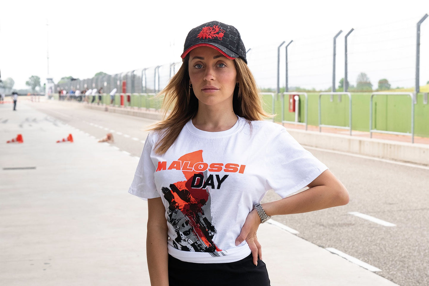 Maglietta MALOSSI T-Shirt bianca Day Fluo