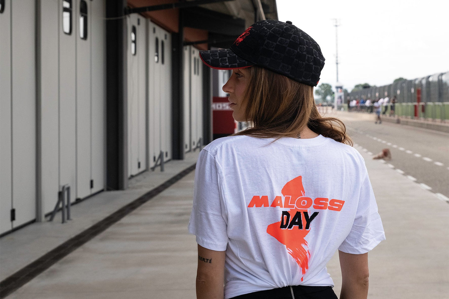 Maglietta MALOSSI T-Shirt bianca Day Fluo