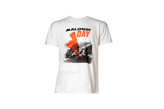 Maglietta MALOSSI T-Shirt bianca Day Fluo
