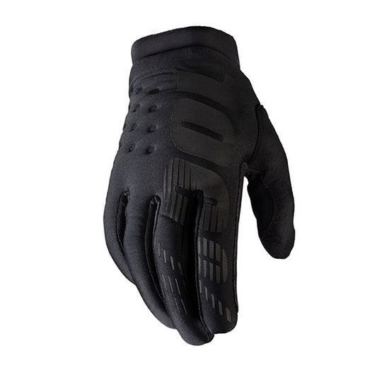 GUANTI 100% BRISKER YOUTH BLACK (S)