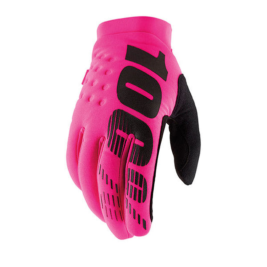 GUANTI 100% BRISKER NEON PINK (XL)