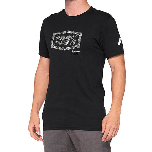 T-SHIRT 100% ESSENTIAL BLACK/SNAKE (TAGLIA XL)