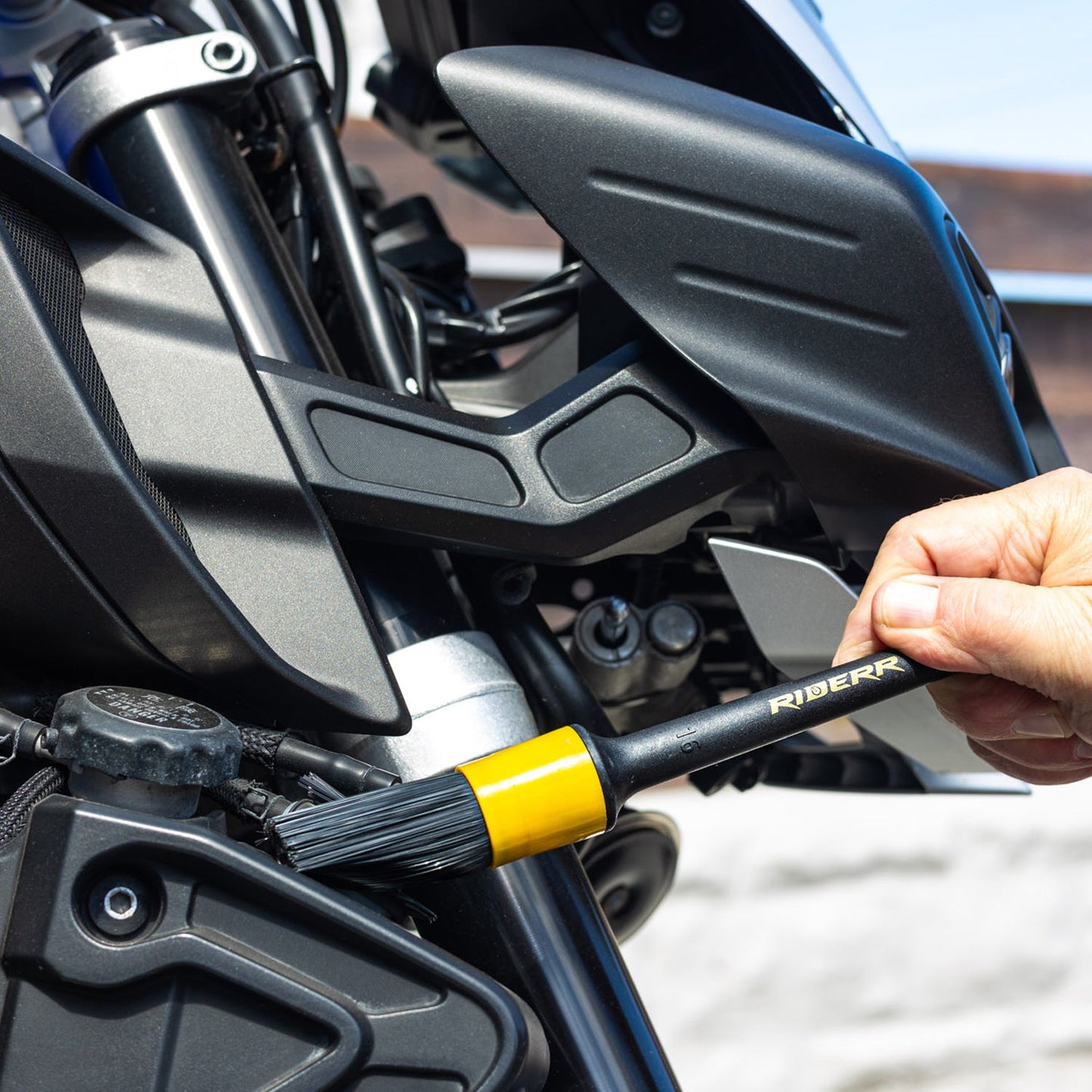 Riderr Set di 5 Pennelli per Detailing Yellow/Black