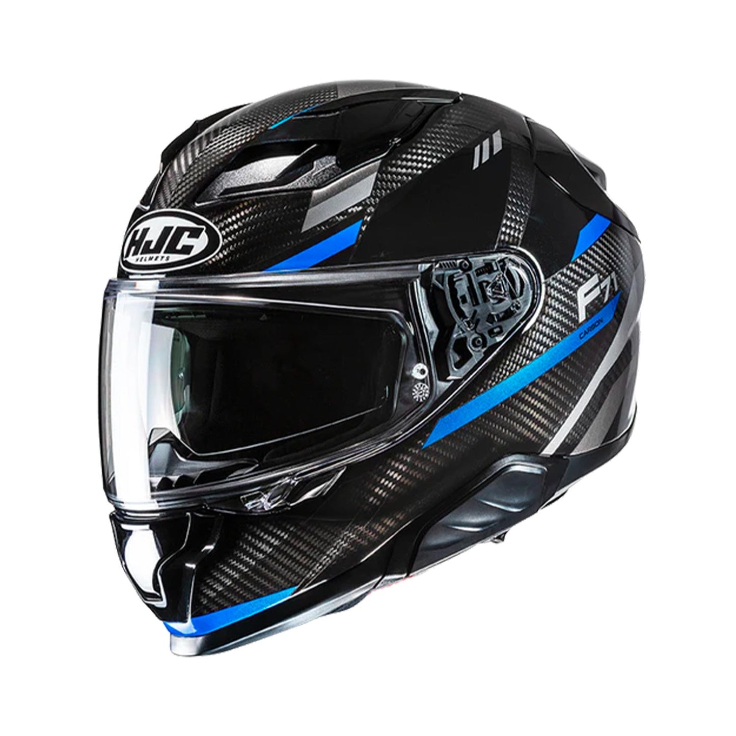 HJC F71 Helmet Carbon Esira MC2 Black/Blue Gloss