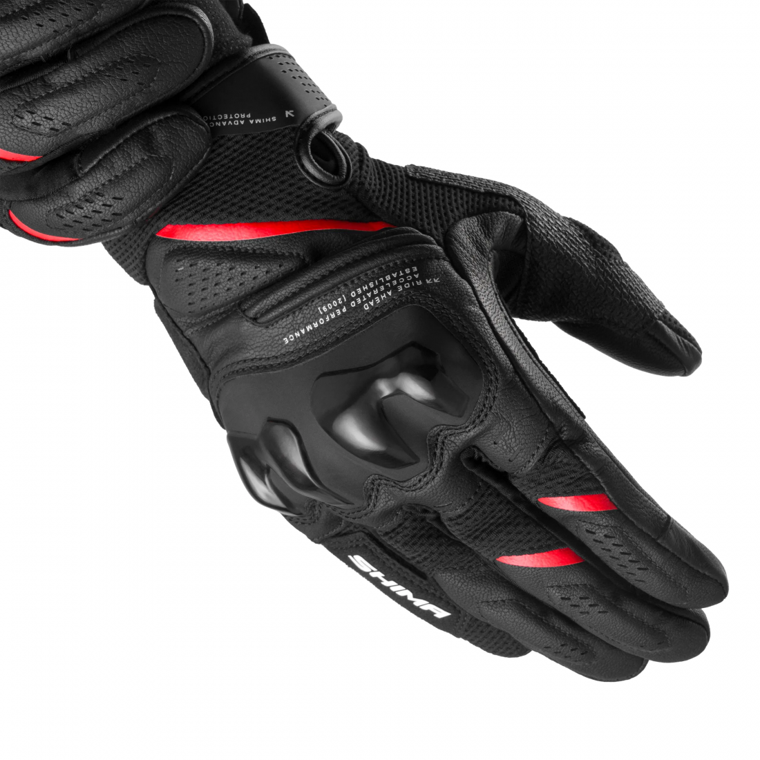 SHIMA SPARK 3.0 GUANTI DE UOMO NERO/ROSSO