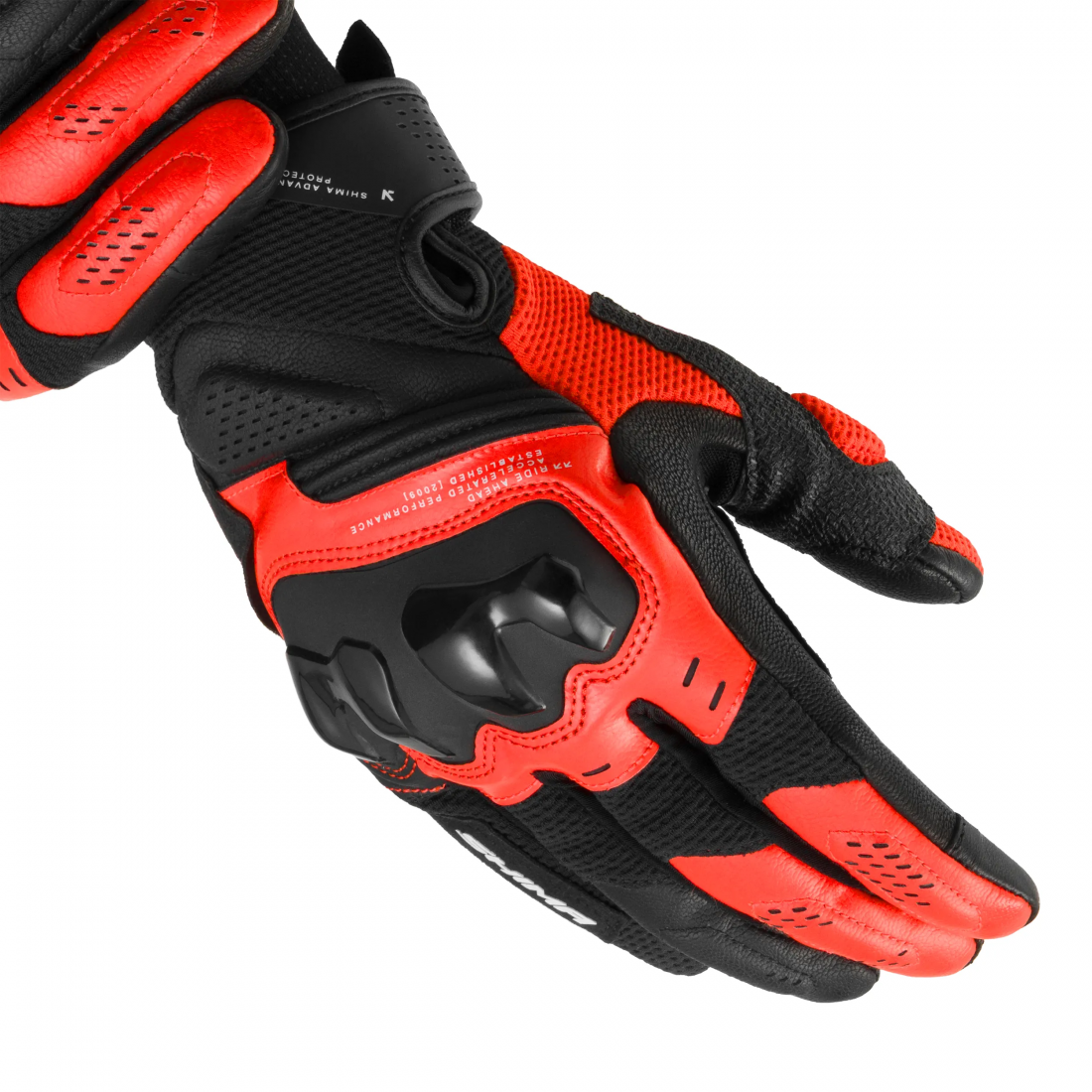 SHIMA SPARK 3.0 GUANTI DE UOMO ROSSO FLUO
