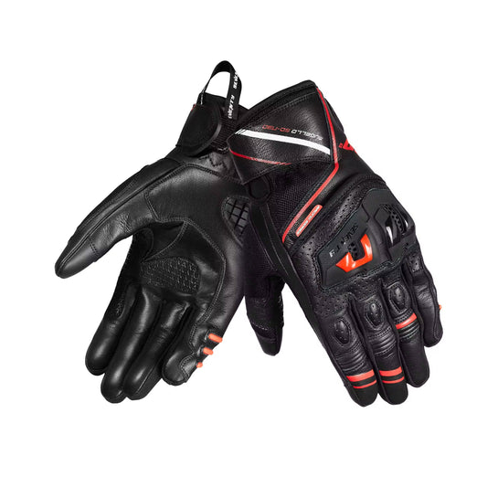 SEVENTY DEGREES SD-N30 MUGELLO GUANTI DE MOTO NERO/ROSSO