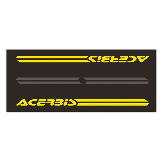 Acerbis Tappeto 200X100 CM Black/Yellow