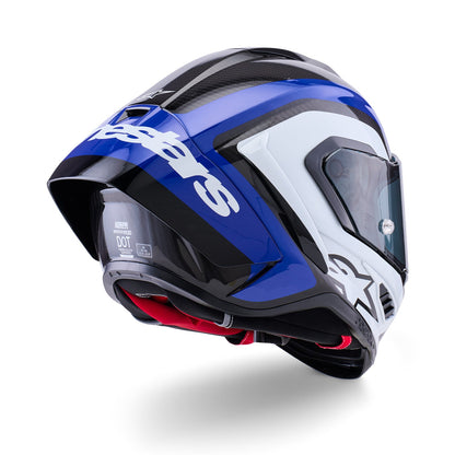 Alpinestars Supertech R10 Helmet Arius Black/White/Blue Gloss
