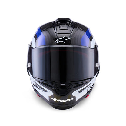 Alpinestars Supertech R10 Helmet Arius Black/White/Blue Gloss