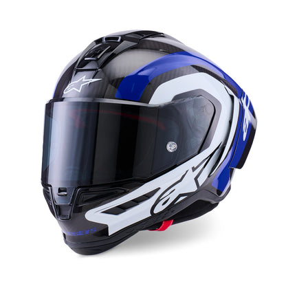 Alpinestars Supertech R10 Helmet Arius Black/White/Blue Gloss