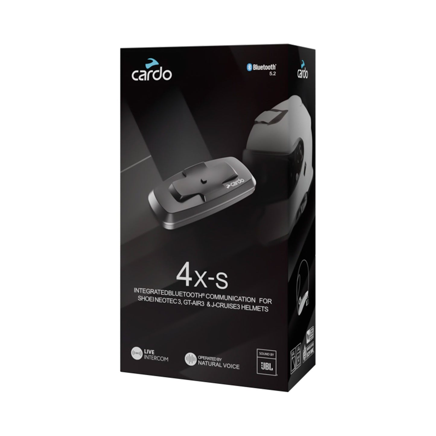 Cardo 4X-S per Caschi Shoei Gen 3 Singolo