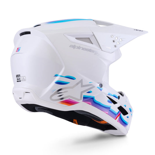 Alpinestars SM3 Force OCD Helmet ECE06 White Gloss
