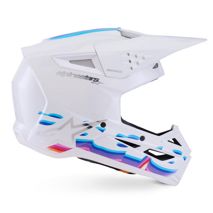 Alpinestars SM3 Force OCD Helmet ECE06 White Gloss