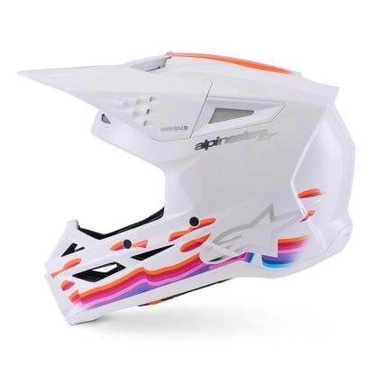 Alpinestars SM3 Force OCD Helmet ECE06 White Gloss