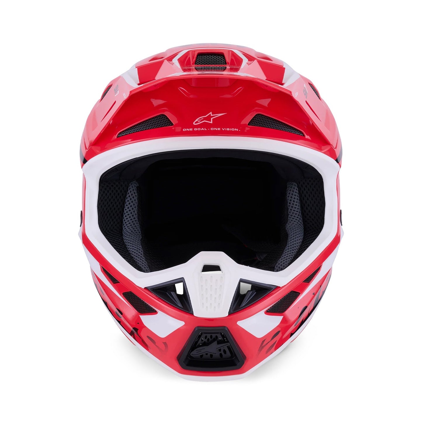 Alpinestars S-M7 Deed Helmet ECE06 Red/Black/White Gloss