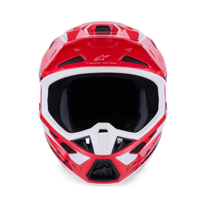 Alpinestars S-M7 Deed Helmet ECE06 Red/Black/White Gloss