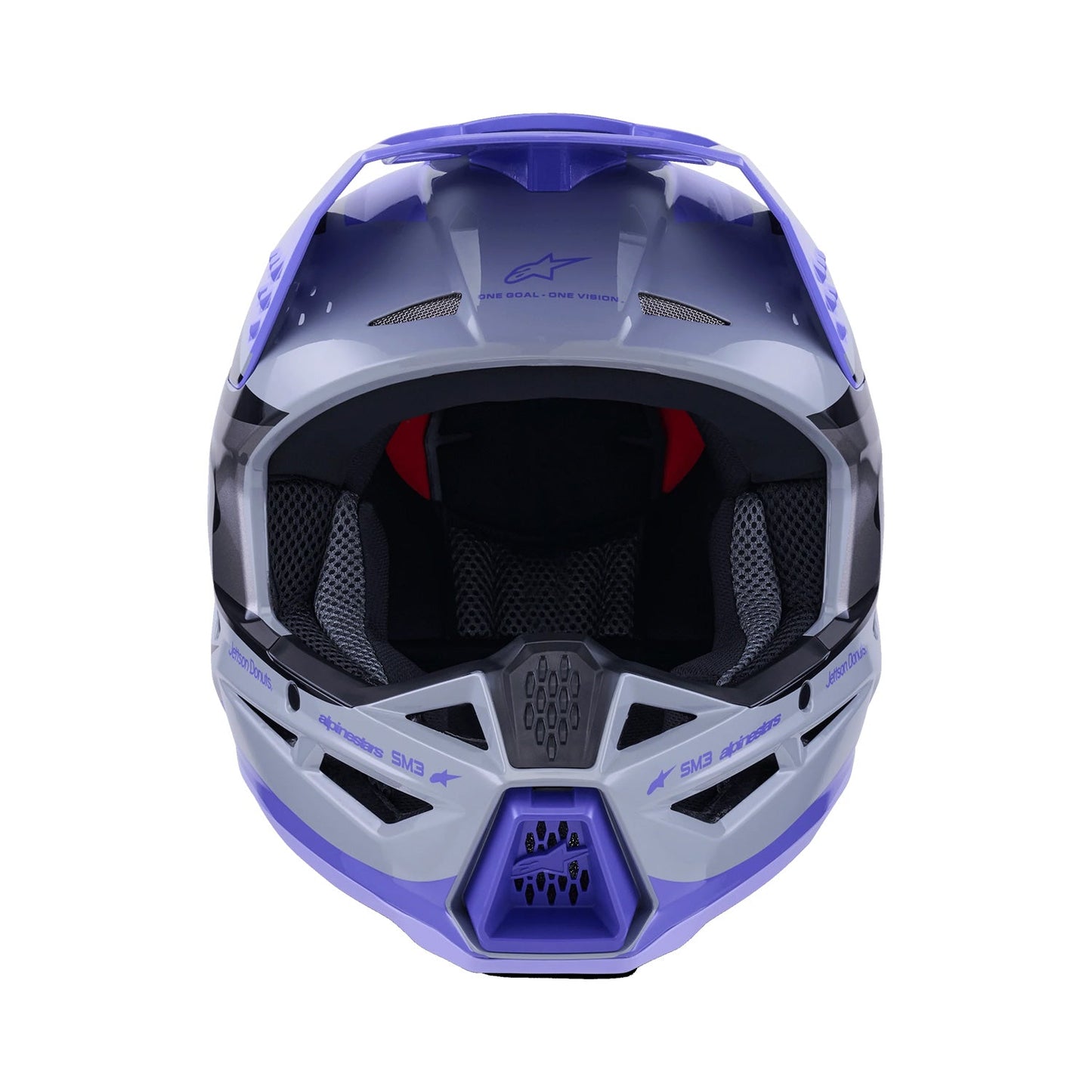Alpinestars SM3 Jettson Helmet ECE06 Gray/Purple/Black Gloss