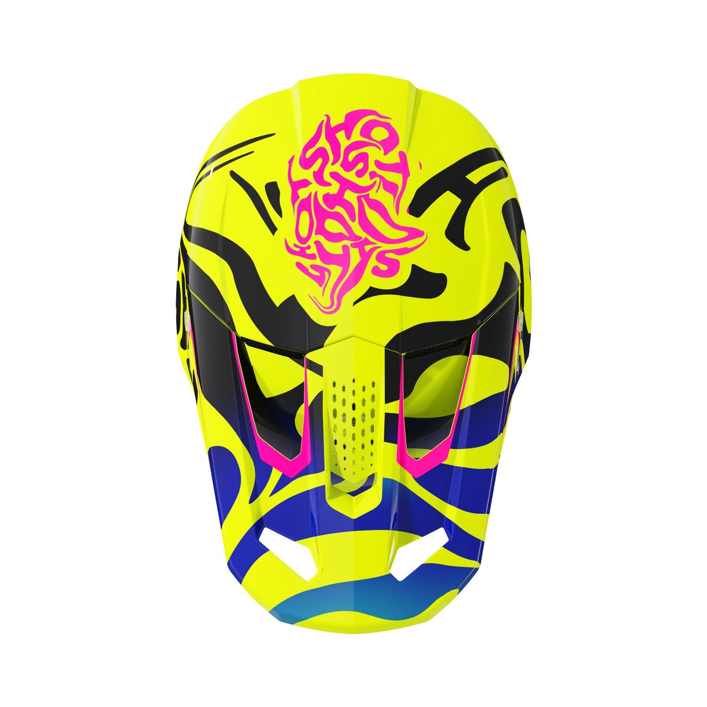 Shot Speed Kid Helmet Ghost Neon Yellow Gloss