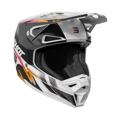 Shot Speed Helmet Wave Black/White Pearly