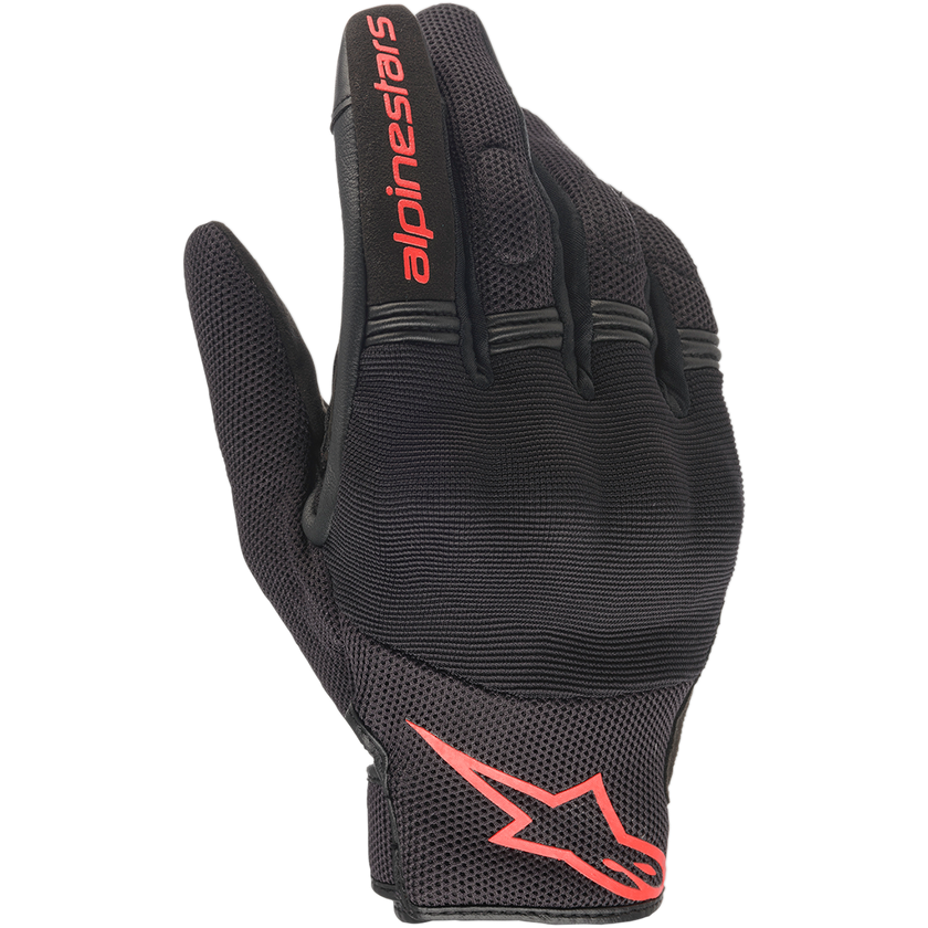 Guanti Moto Estivi ALPINESTARS Nero e Rosso Fluo