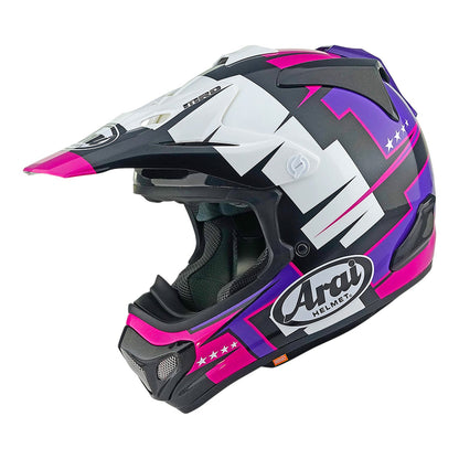 Arai MX-V Evo Helmet Battle Purple