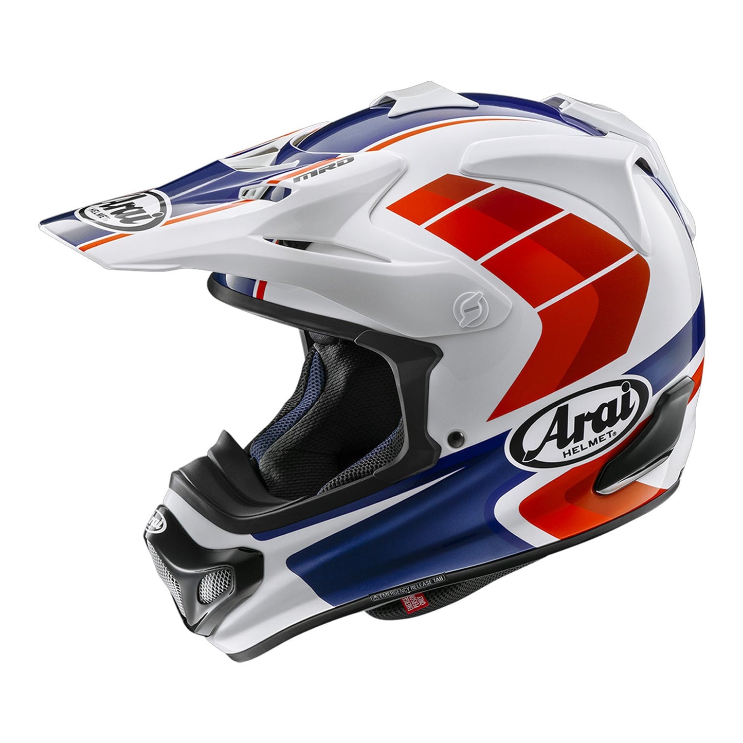 Arai MX-V Evo Helmet Jump White/Red/Blue