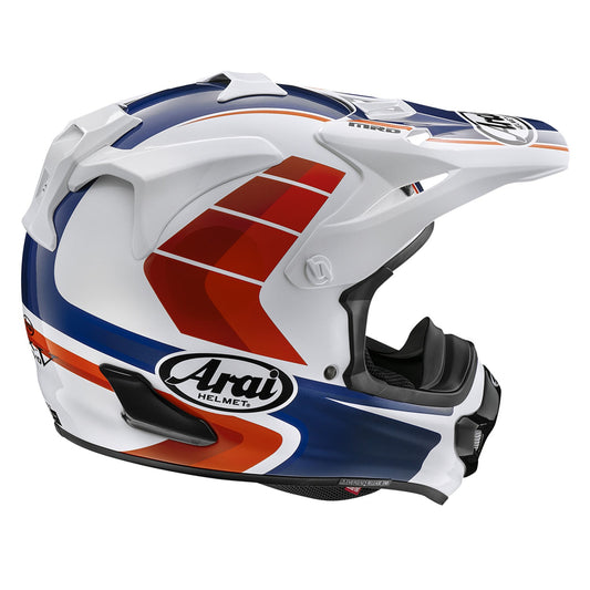 Arai MX-V Evo Helmet Jump White/Red/Blue
