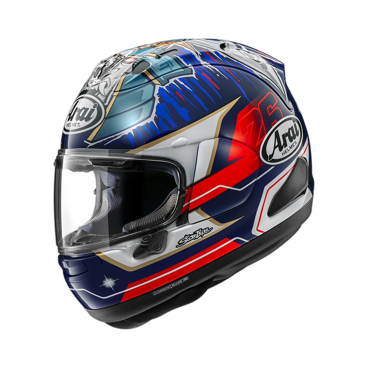 Arai RX-7 V Evo Helmet Pedrosa Showgun