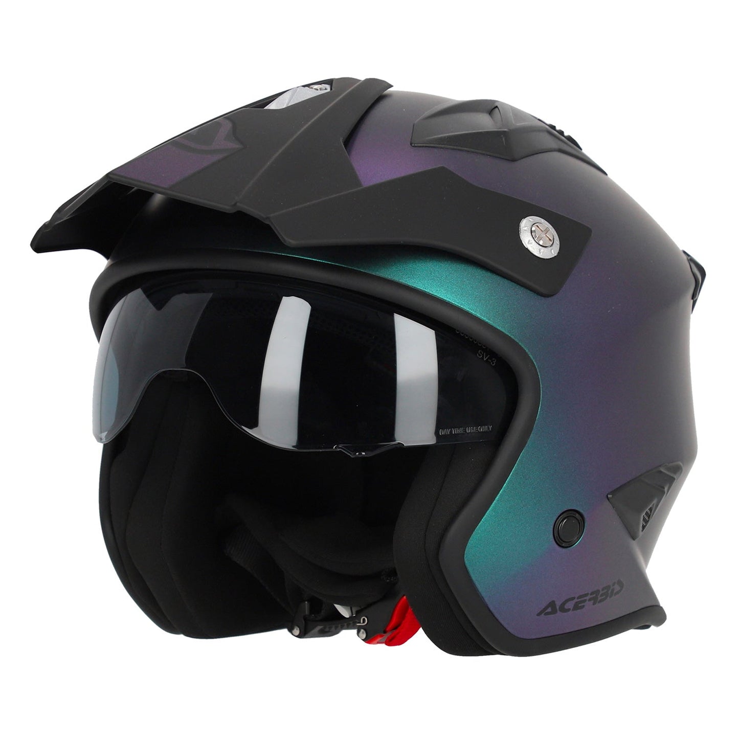 Acerbis Jet Aria Helmet Metallic Chameleon