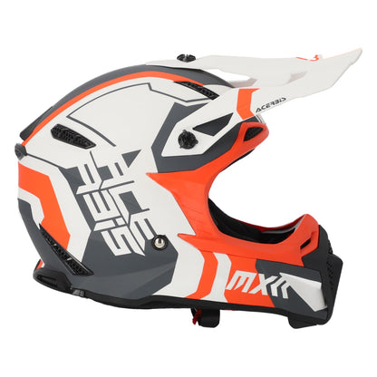 Acerbis Profile 5 Helmet White/ Orange