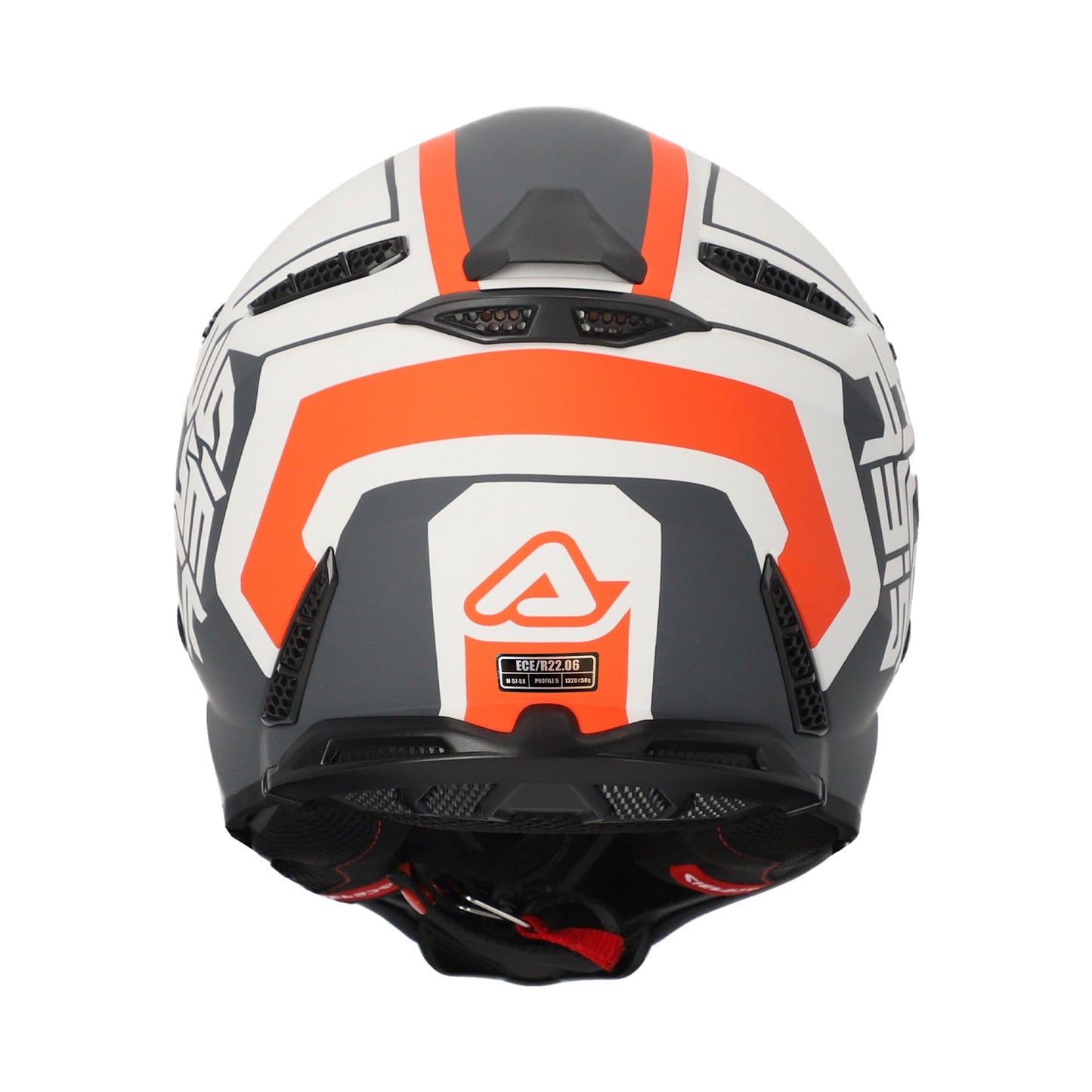 Acerbis Profile 5 Helmet White/ Orange