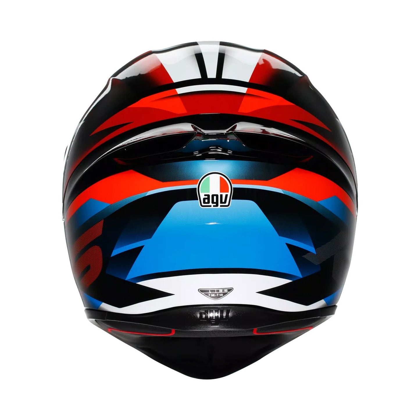 Agv K1 S E22.06 Helmet Fastlap Black/Red/Blue Gloss