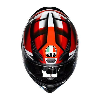 Agv K1 S E22.06 Helmet Fastlap Black/Red/Blue Gloss