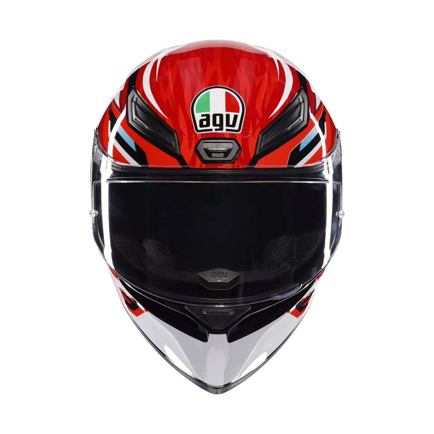 Agv K1 S E22.06 Helmet Lion Black/Red/White Gloss