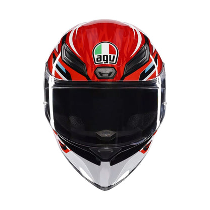 Agv K1 S E22.06 Helmet Lion Black/Red/White Gloss