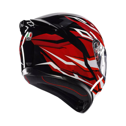 Agv K1 S E22.06 Helmet Lion Black/Red/White Gloss