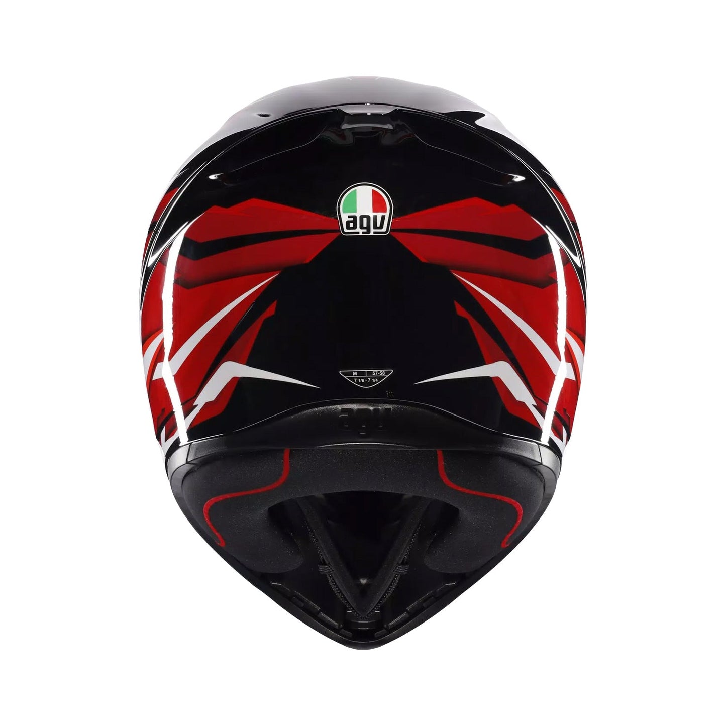 Agv K1 S E22.06 Helmet Lion Black/Red/White Gloss